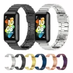 Mijobs Bamboo Stainless Steel Metal Buckle Watch Band - Image 2