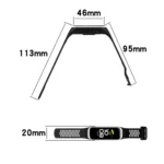 SM-R220 Two-color Silicone Watch Band - Image 3