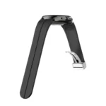 Folding Silver Buckle Silicone Watch Band - Image 2