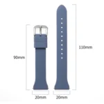 Universal T-buckle Silicone Watch Band - Image 2
