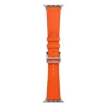 Single Lap Microfiber Leather Watch Band For Apple Watch Series