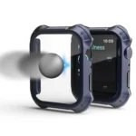 2 in 1 Frosted PC Frame + Screen Tempered Glass Film Protective Case - Image 4