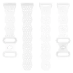 Lace Hollowed Silicone Watch Band - Image 7