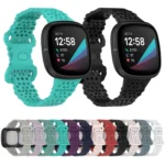 Lace Hollowed Silicone Watch Band - Image 3