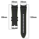 Leather Texture Silicone Watch Band - Image 4