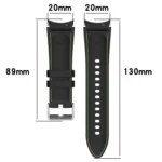 Universal Leather Texture Silicone Watch Band - Image 4