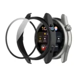 PC + Tempered Glass Integrated Protective Watch Case