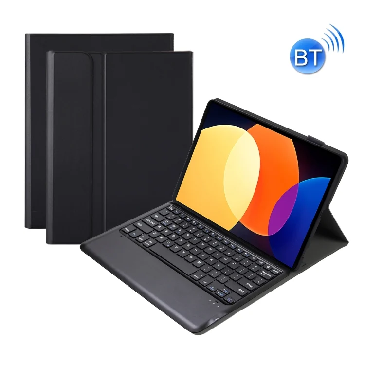 A0N4 Detachable Sheep Pattern TPU Bluetooth Keyboard Tablet Leather Case, For Xiaomi Pad 5 Pro 12.4