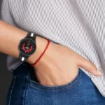 Two-color Stripe Silicone Watch Band - Image 3