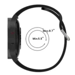 Two-color Stripe Silicone Watch Band - Image 4