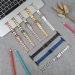 Three Beads Metal Watch Band For Apple Watch Series - Image 4