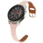20mm Reverse Buckle Genuine Leather Watch Band