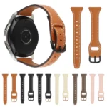 20mm Reverse Buckle Genuine Leather Watch Band - Image 2