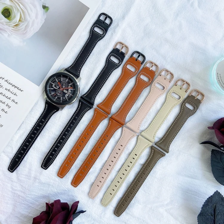 EDA003614501_B2.webp 20mm Reverse Buckle Genuine Leather Watch Band - Image 3