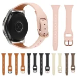 22mm Reverse Buckle Genuine Leather Watch Band - Image 2