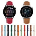 For Samsung Galaxy Watch5 40mm / 44mm Litchi Texture Leather Watch Band - Image 2