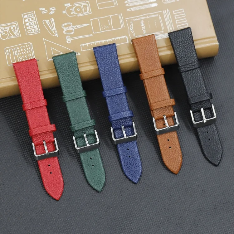 EDA003617301_B2.webp For Samsung Galaxy Watch5 40mm / 44mm Litchi Texture Leather Watch Band - Image 3
