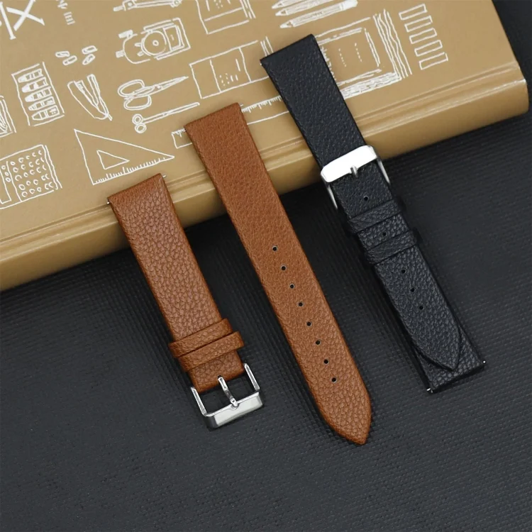 EDA003617301_B3.webp For Samsung Galaxy Watch5 40mm / 44mm Litchi Texture Leather Watch Band - Image 4