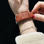 For Samsung Galaxy Watch5 40mm / 44mm Litchi Texture Leather Watch Band - Image 5