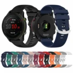18mm Cross Textured Silicone Watch Band - Image 2