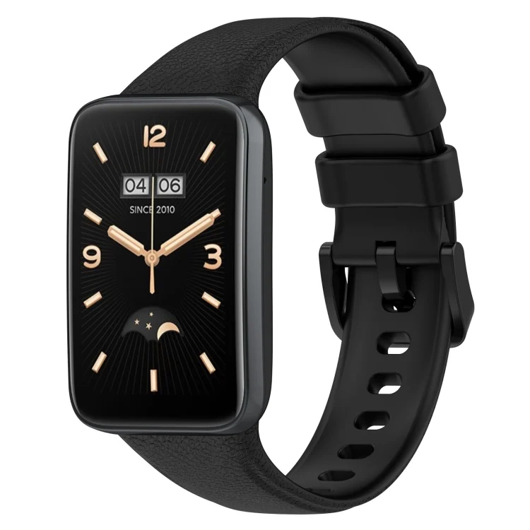 Litchi Texture Leather Watch Band