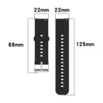 Solid Color Soft Silicone Watch Band - Image 4