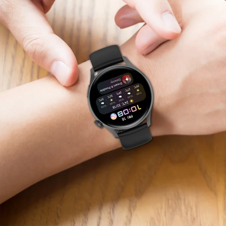 EDA003626801_B2.webp Solid Color Soft Silicone Watch Band - Image 3