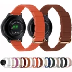 22mm Magnetic Buckle Leather Watch Band - Image 2