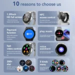 GW69 Plus Smart Watch, Support BT Call / Heart Rate / Blood Pressure / Blood Oxygen - Image 3