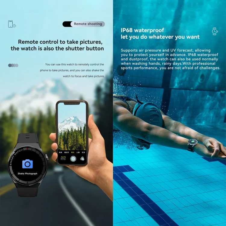 EDA003639701_B5.webp GW69 Plus Smart Watch, Support BT Call / Heart Rate / Blood Pressure / Blood Oxygen - Image 6