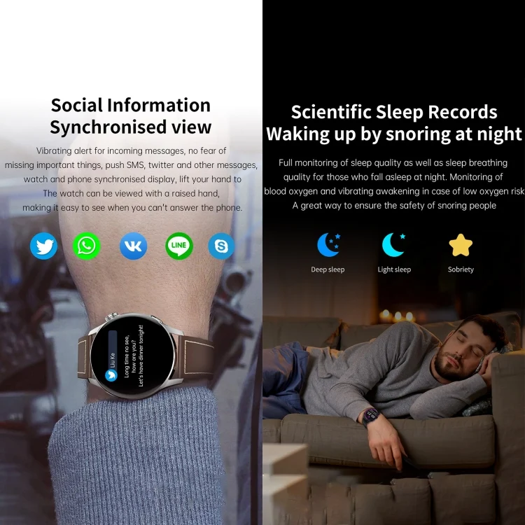 EDA003639901_B11.webp GW69 Smart Watch, Support BT Call / Heart Rate / Blood Pressure / Blood Oxygen - Image 12