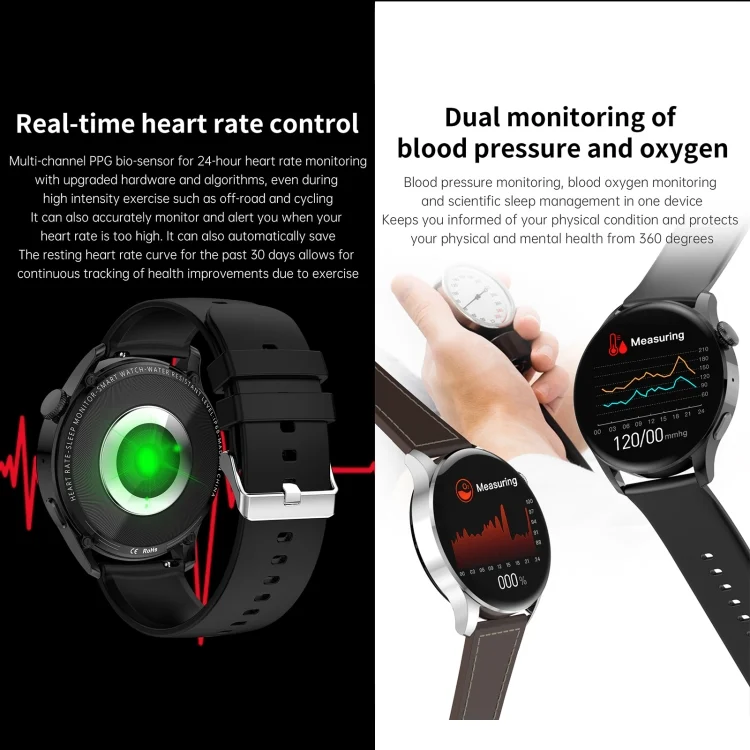 EDA003639901_B7.webp GW69 Smart Watch, Support BT Call / Heart Rate / Blood Pressure / Blood Oxygen - Image 8