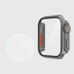 For Apple Watch Series 9 / 8 / 7 45mm Film PC Watch Case with Detachable Button - Image 4