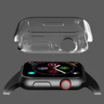 Transparent TPU Protective Case For Apple Watch Series 9 / 8 / 7 45mm - Image 4