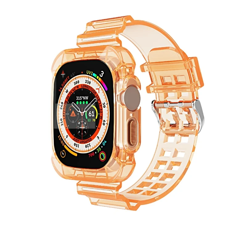 Glacier Transparent TPU Integrated Watch Band