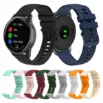 Universal Wave Pockmark Texture Silicone Watch Band - Image 2