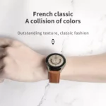 For Samsung Galaxy Watch5 40mm / 44mm Litchi Genuine Leather Watch Band - Image 3