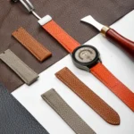 For Samsung Galaxy Watch5 40mm / 44mm Litchi Genuine Leather Watch Band - Image 7