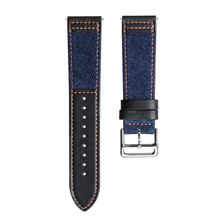 EDA003710801A_2.webp 22mm Denim Leather Watch Band - Image 5