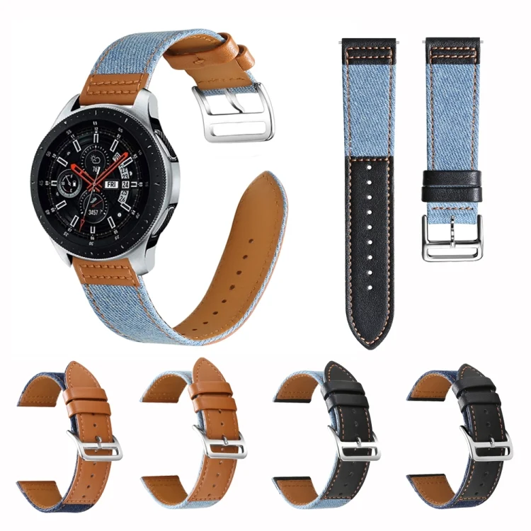EDA003710801_B1.webp 22mm Denim Leather Watch Band - Image 2