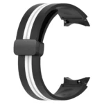 Two-color Stripe Silicone Watch Band - Image 4