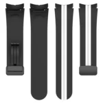 Two-color Stripe Silicone Watch Band - Image 5