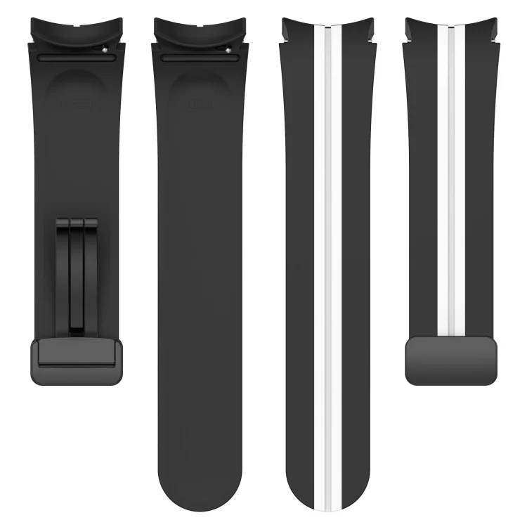 EDA003736201A_2.webp Two-color Stripe Silicone Watch Band - Image 5