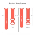 For Google Pixel Watch Single Color Silicone Watch Band - Image 3