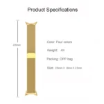 Milanese Stainless Steel Metal Watch Band - Image 4