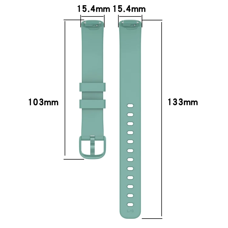 EDA003765501_B2.webp For Fitbit Inspire3 Solid Color Silicone Watch Band - Image 3