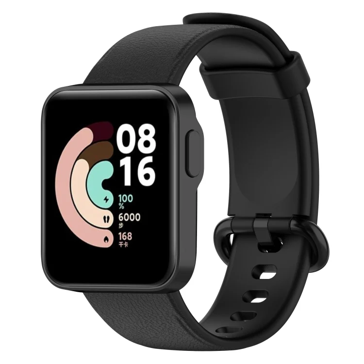 Litchi Texture Leather Watch Band