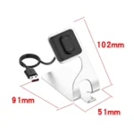 Rotatable Smart Watch Metal Charger Stand - Image 5