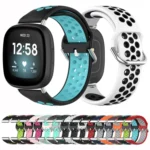 Dual Color Silicone Watch Band - Image 2