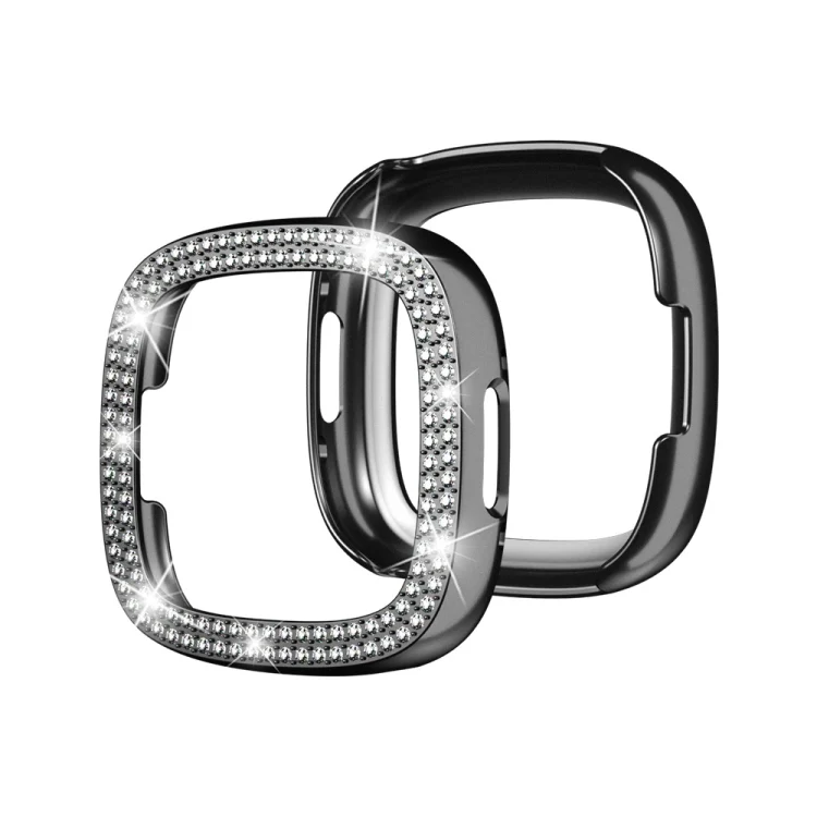 Double-Row Diamond Electroplating PC Watch Case